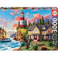 Puzzle Faro Cerca Del Océano 3000 Piezas