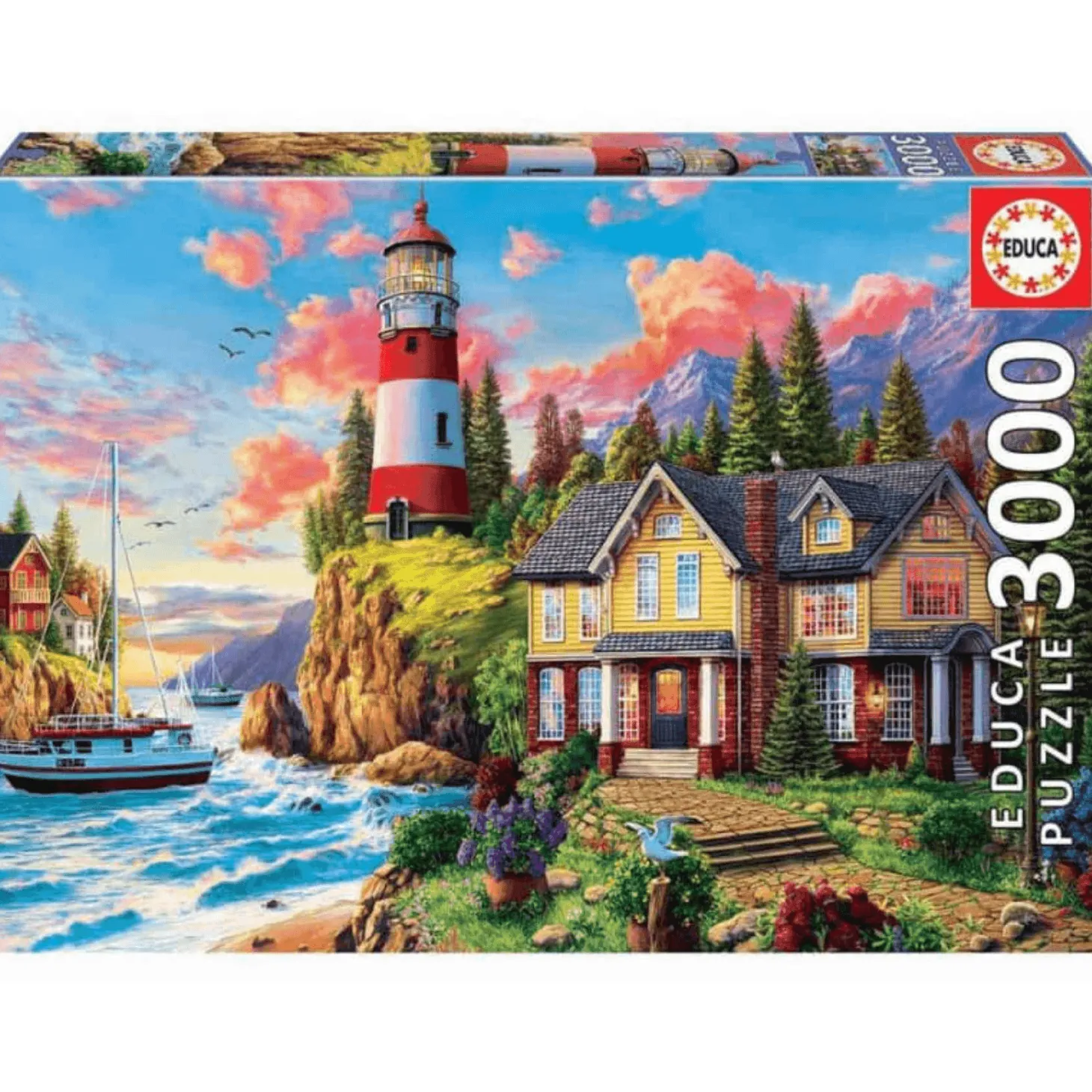 Puzzle Faro Cerca Del Océano 3000 Piezas