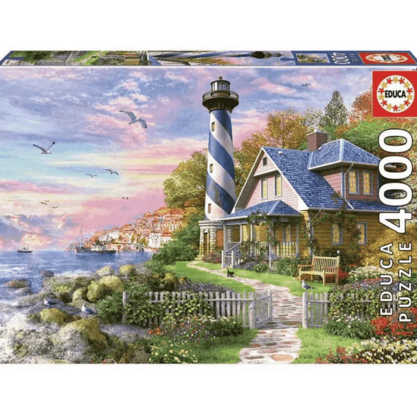 Puzzle Faro En Rock Bay 4000 Piezas