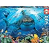 Puzzle Gran Tiburón Blanco 500 Piezas