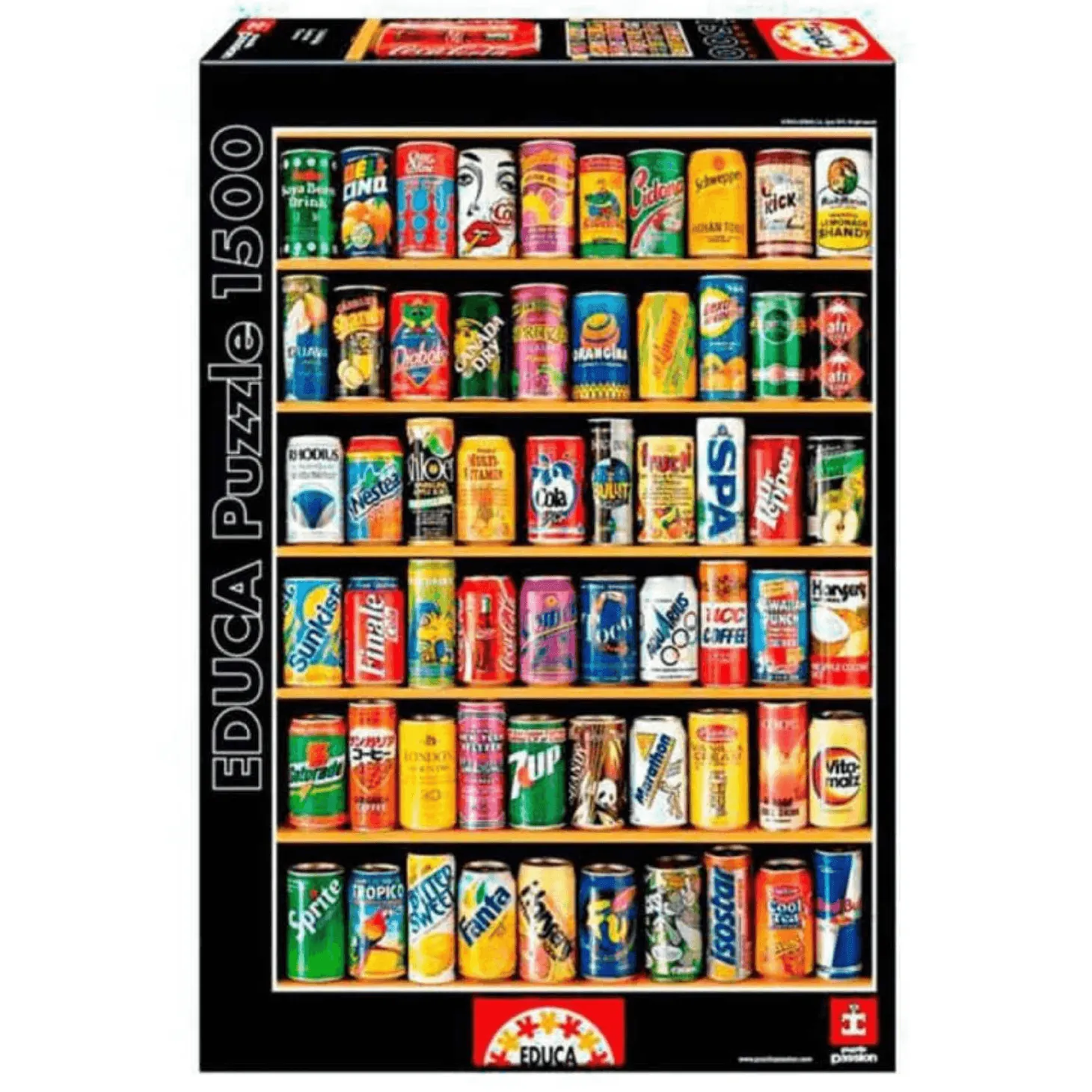 Puzzle Latas 1500 Piezas