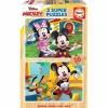 Puzzle Madera 2X16 Piezas Mickey y Minnie