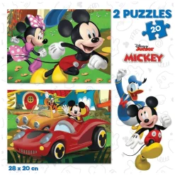 Puzzle Mickey Mouse Fun House 2x20 Piezas
