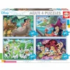 Puzzles Multi 4 Puzzles Clásicos Disney