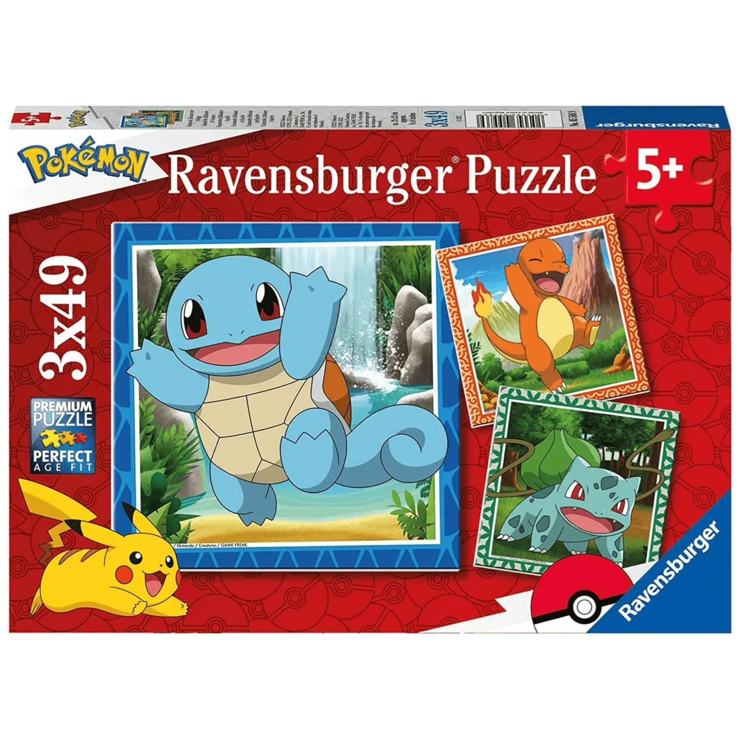 Puzzles Pokémon 3x49 Piezas