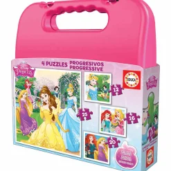 Puzzles Progresivos Maleta Princesas Disney