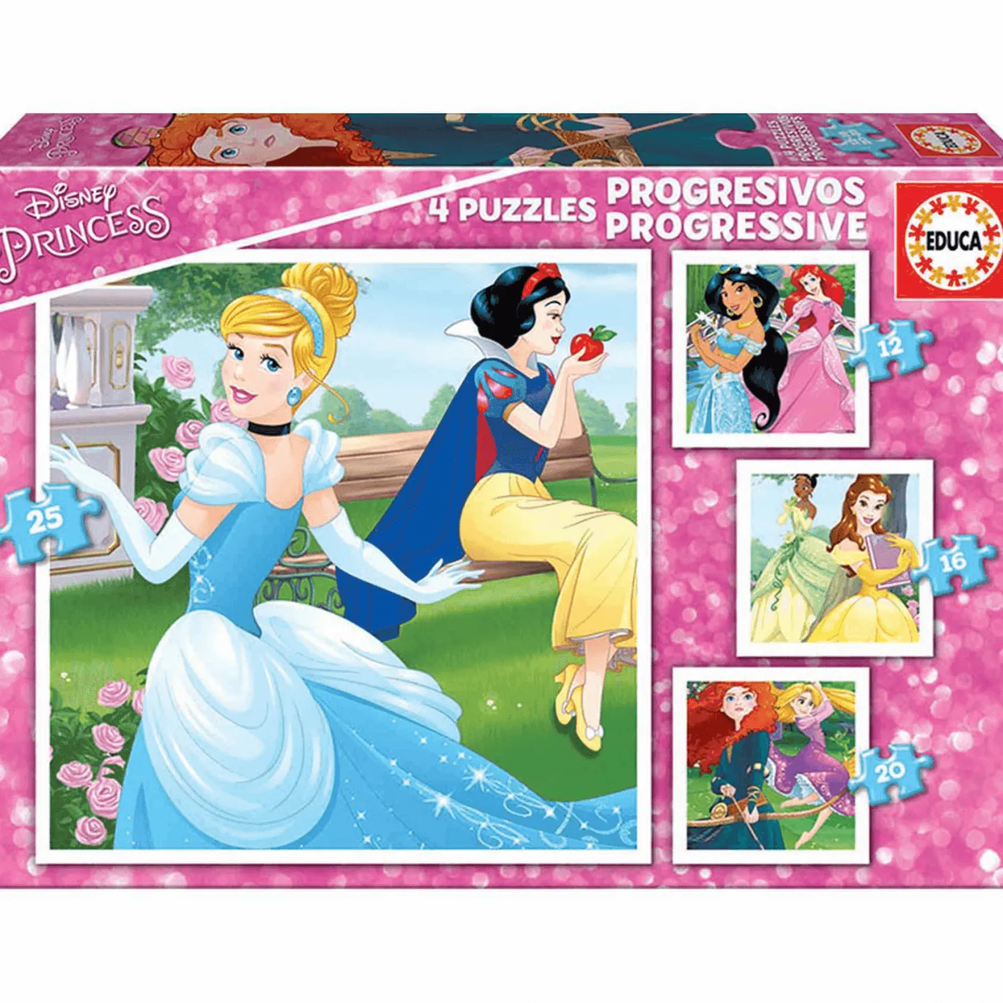 Puzzles progresivos Princesas Disney