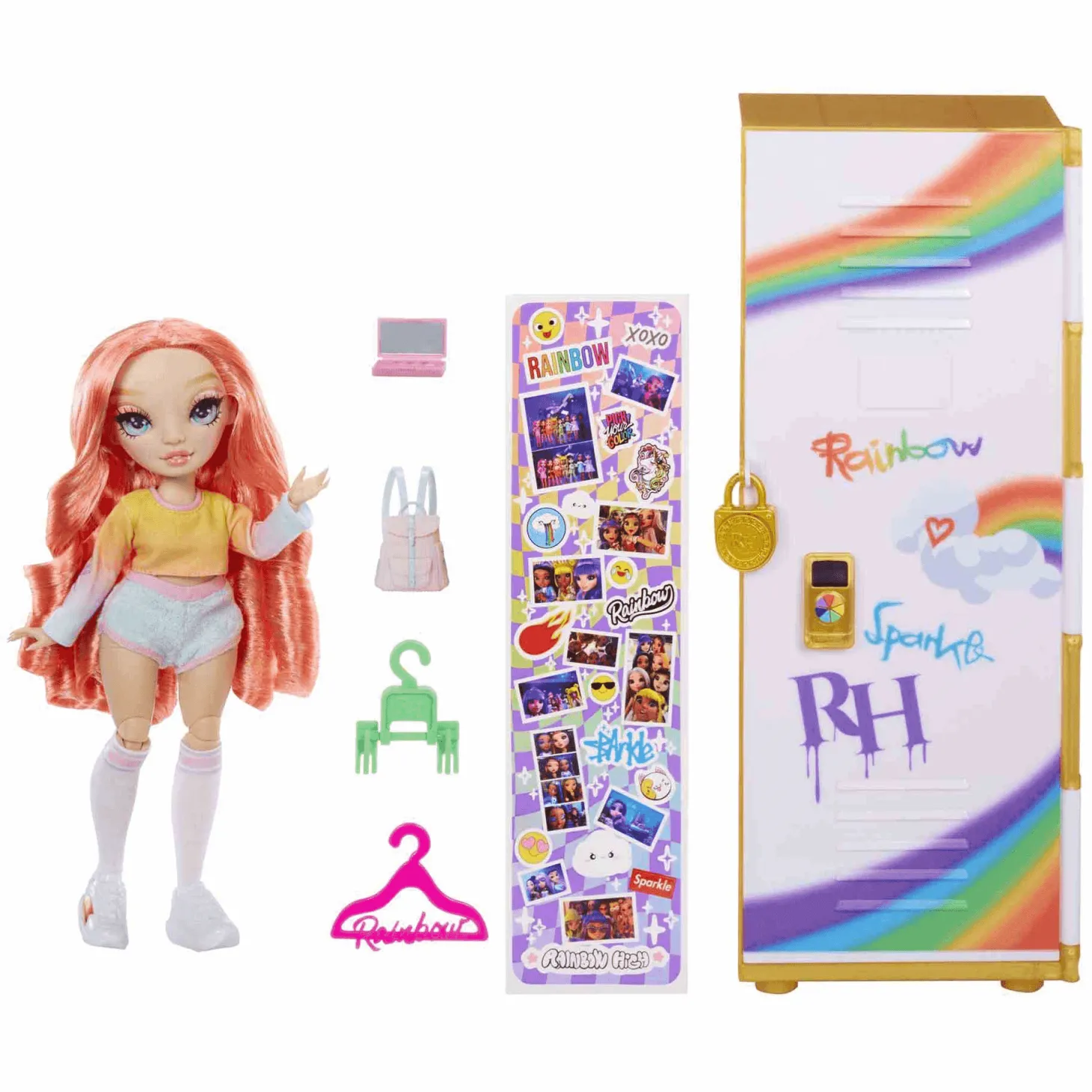 Rainbow High Playset Taquilla con Muñeca