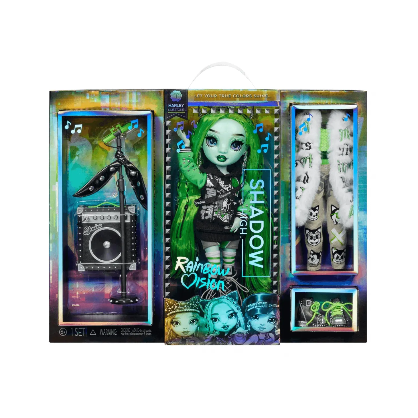 Rainbow High Rainbow Vision Muñeca Harley Limestone