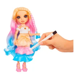 Rainbow High Watercolor & Create - Muñeca con Ojos Marrones