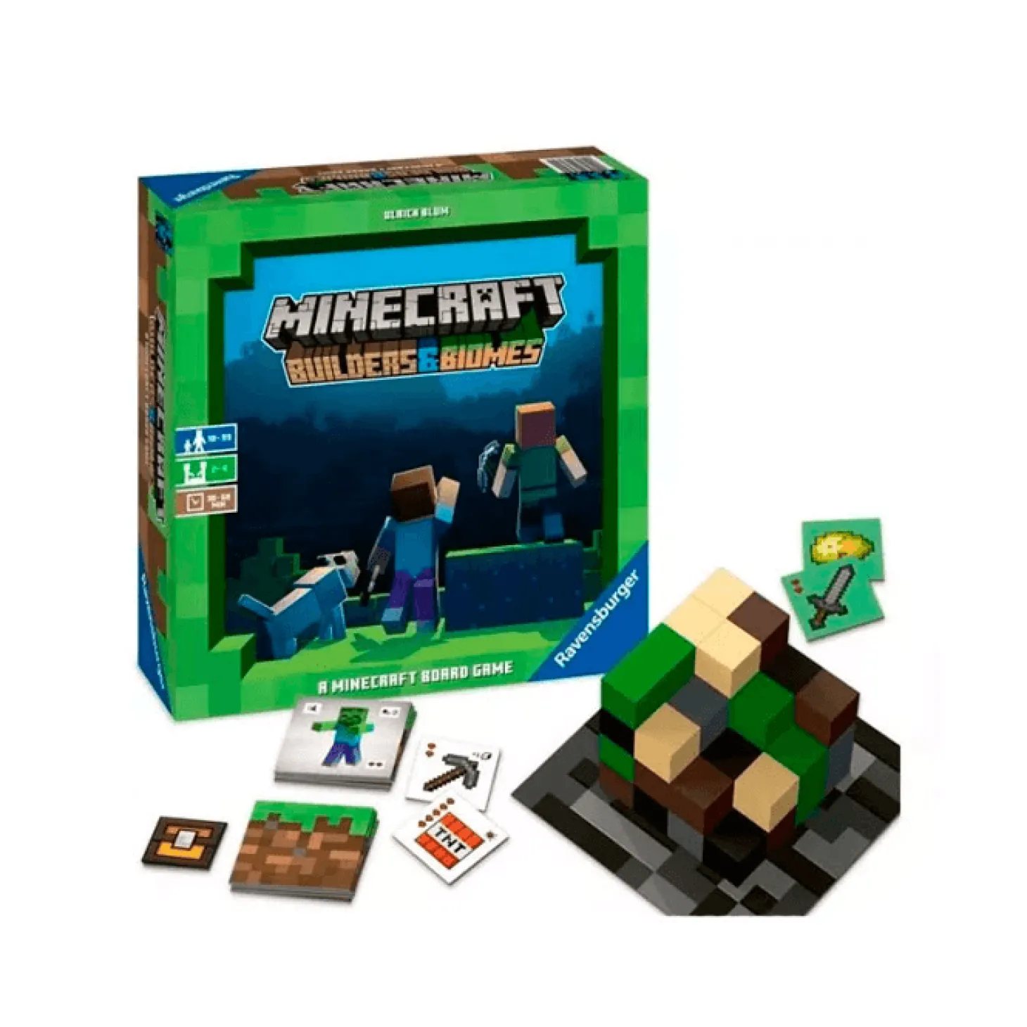 Ravensburger - Minecraft: Builders & Biomes - Juego de Mesa
