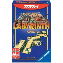 Ravensburger Labyrinth Travel Edition, Juego de Cartas de Viaje, 2-6 Jugadores, 7+ Años