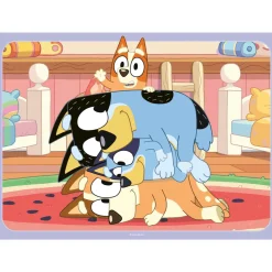 Ravensburger Puzzle Bluey, Colección Puzzle 4x42 Bumper Pack, 4 Puzzle de 42 Piezas, Puzzle para Niñ