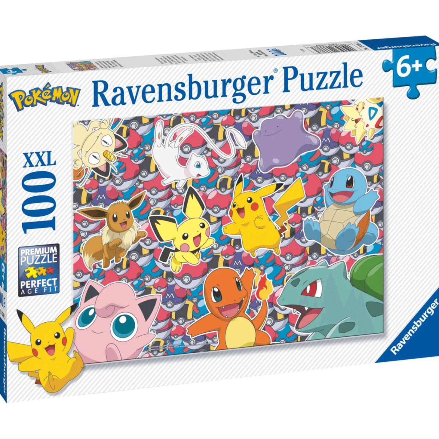 Ravensburger Puzzle Pokemon, 100 Piezas XXL, Edad Recomendada 6+ Años