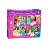 Ravensburger Puzzle Principesse Disney, Colección Puzzle 4 in a box, 10, 12, 14, 16 Piezas, Puzzle p