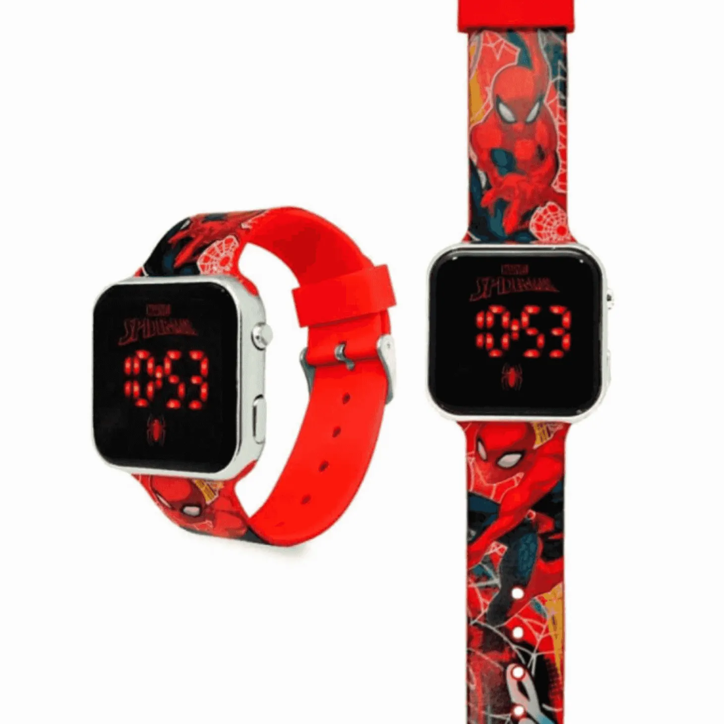 Reloj LED de Spiderman