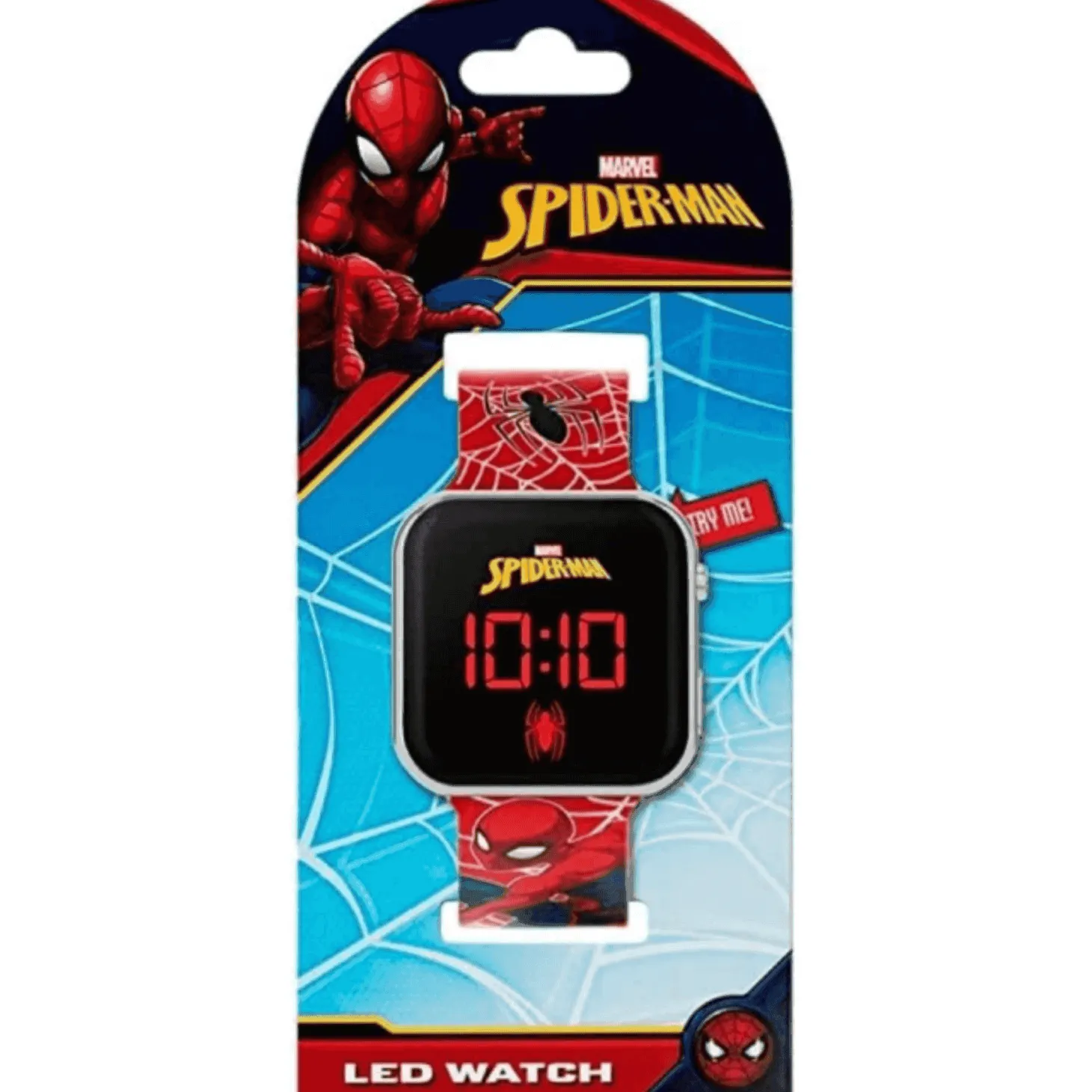Reloj LED de Spiderman