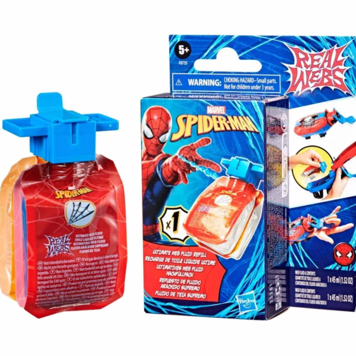 Repuesto Fluido Arácnido Spider-Man Real Webs