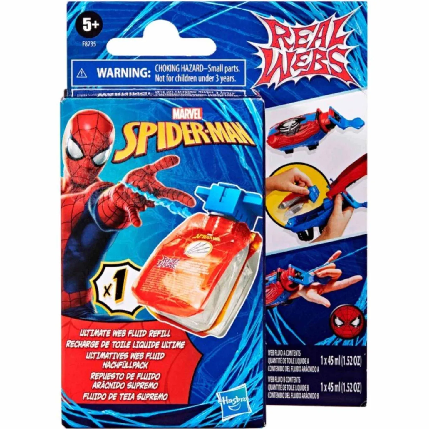 Repuesto Fluido Arácnido Spider-Man Real Webs
