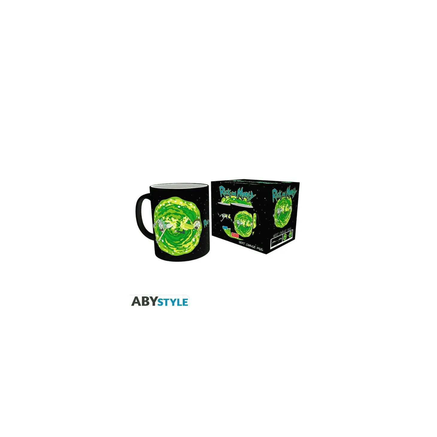 Rick and morty taza mágica portal 320 ml