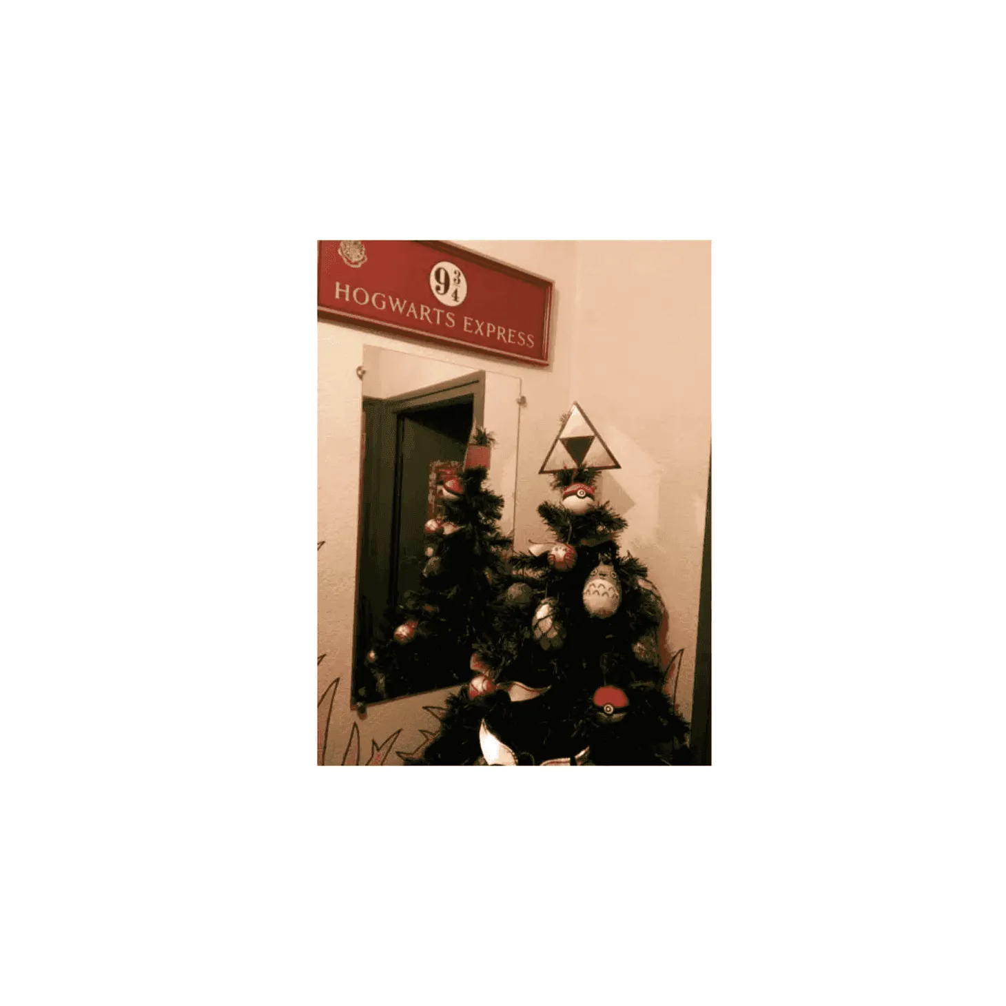 Réplica cartel andén 9 3/4 harry potter