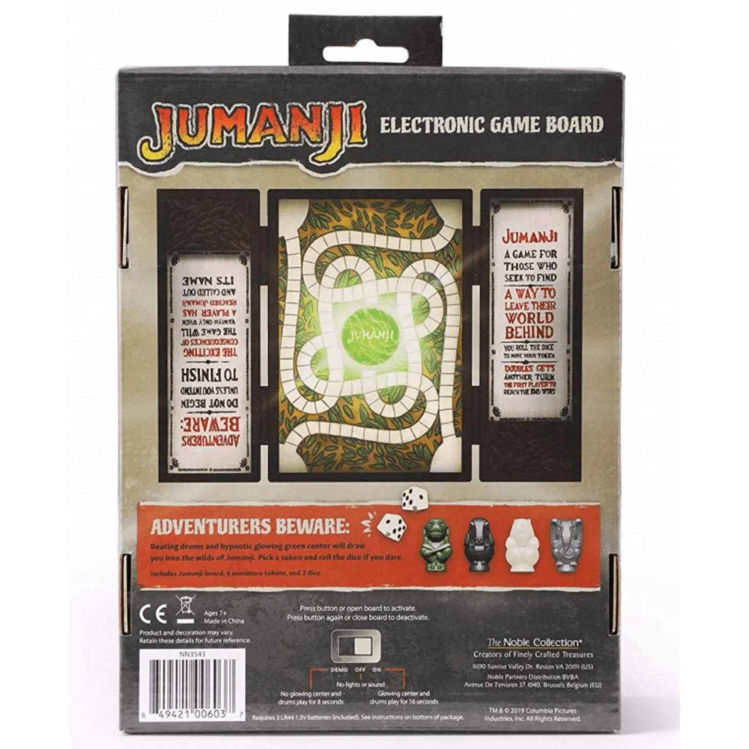 Réplica Tablero Electrónico de Jumanji Versión Miniatura