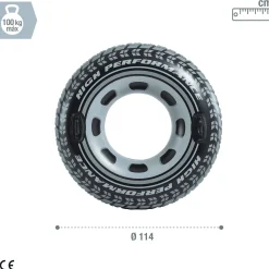 Rueda Hinchable Monster Truck Intex Ø114 cm con Asas