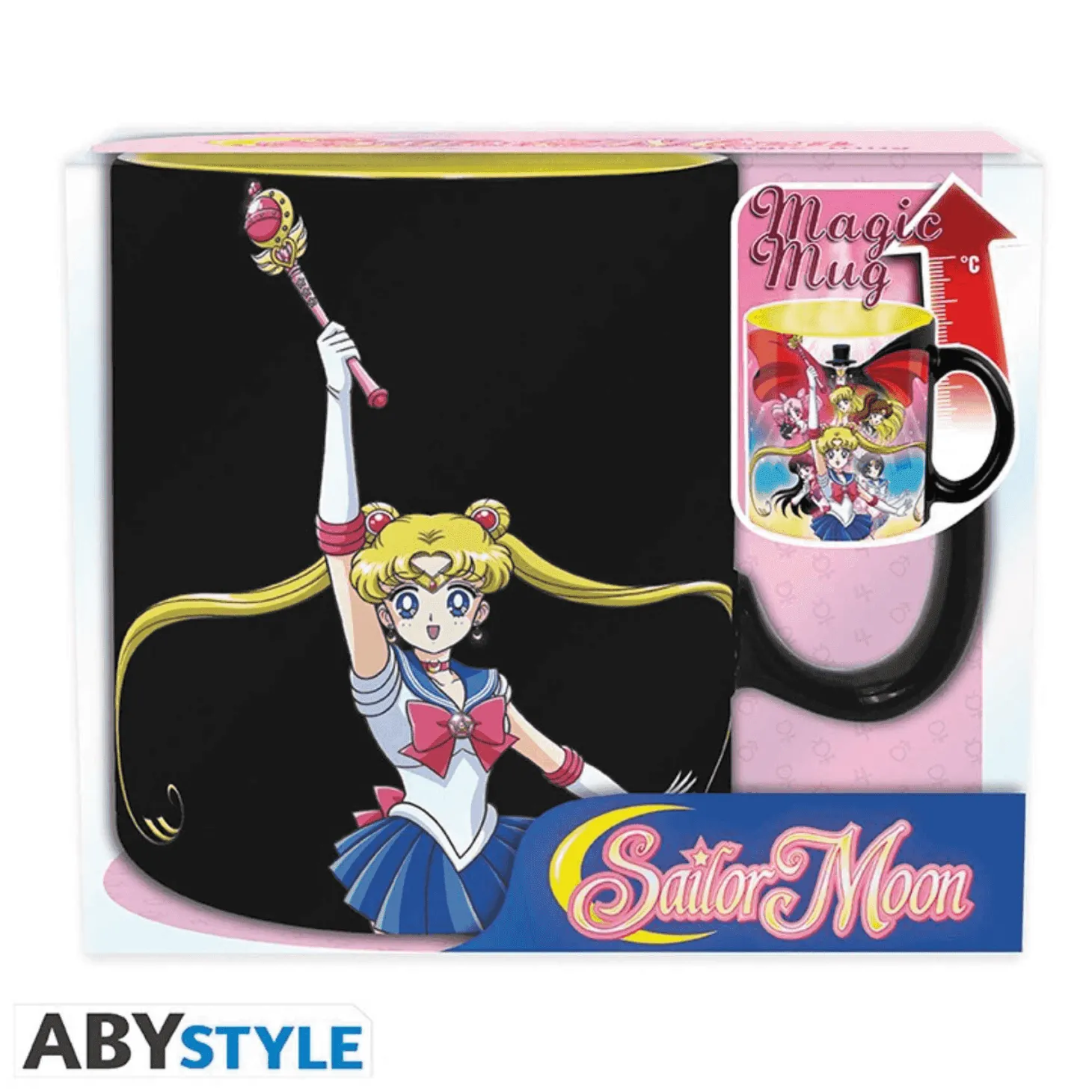 Sailor Moon Taza Efecto Térmico Grupo 460 ml
