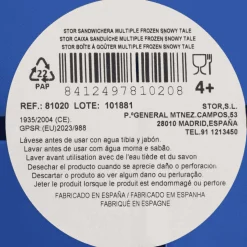 Sandwichera Frozen Múltiple Snowy Tale