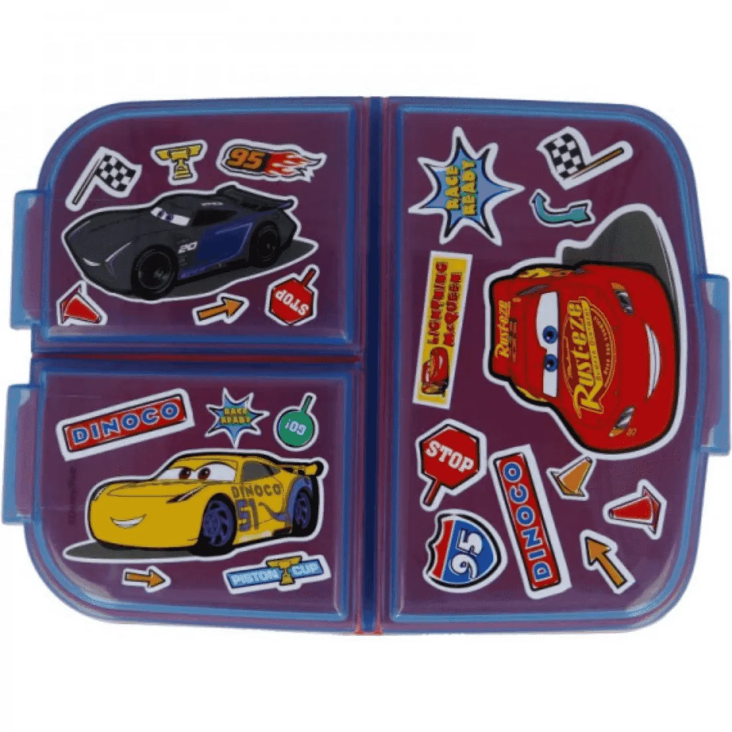 Sandwichera Múltiple Disney Cars Stickers