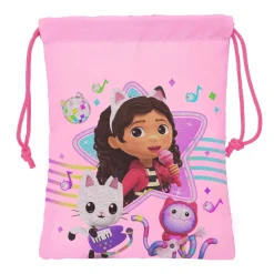 Saquito de Merienda Gabby´s Dollhouse 25 cm - Ideal para Guardería