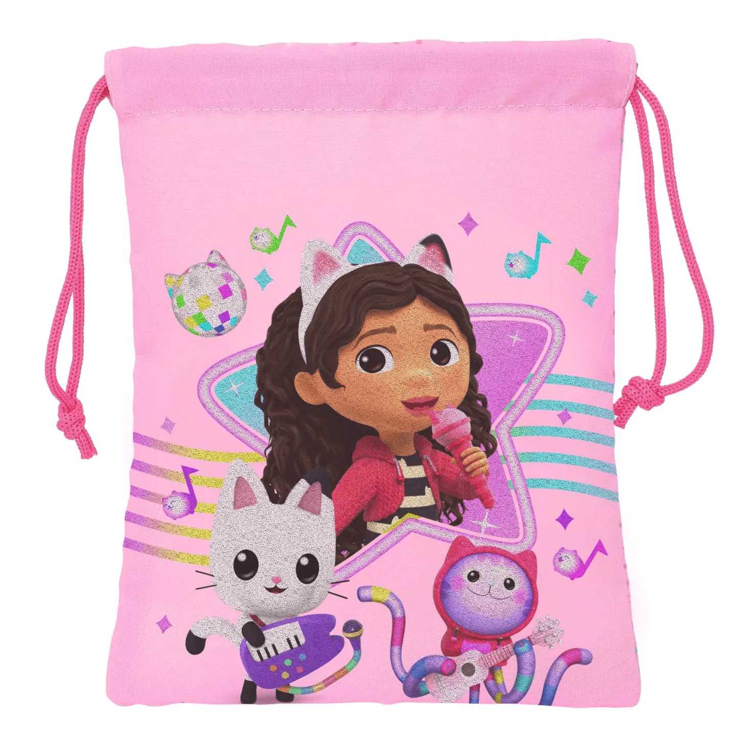 Saquito de Merienda Gabby´s Dollhouse 25 cm - Ideal para Guardería