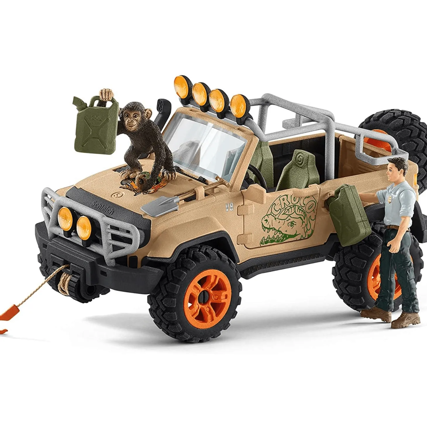 Schleich Todoterreno Con Cabrestante