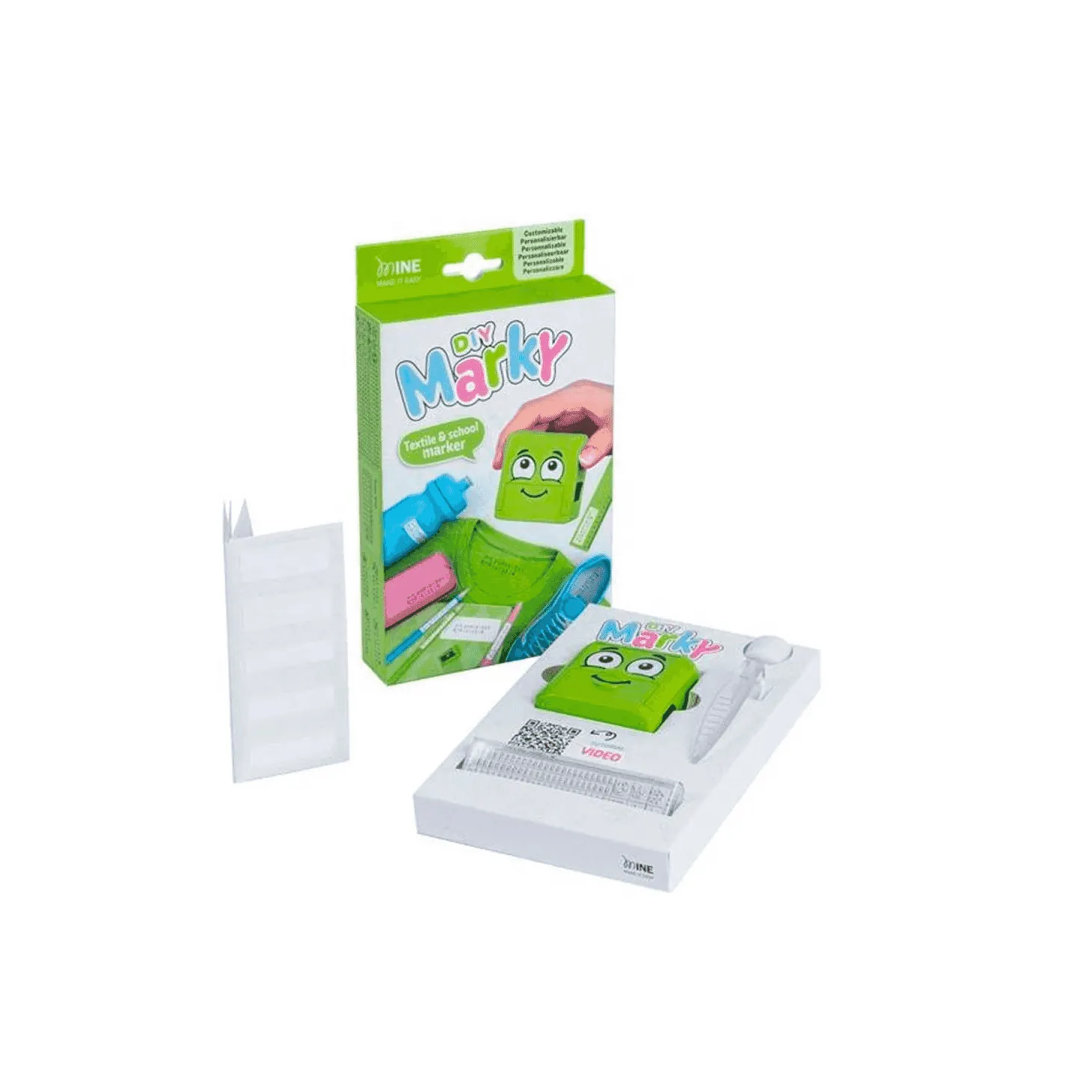 Sello Marcador De Ropa Marky Infantil Verde