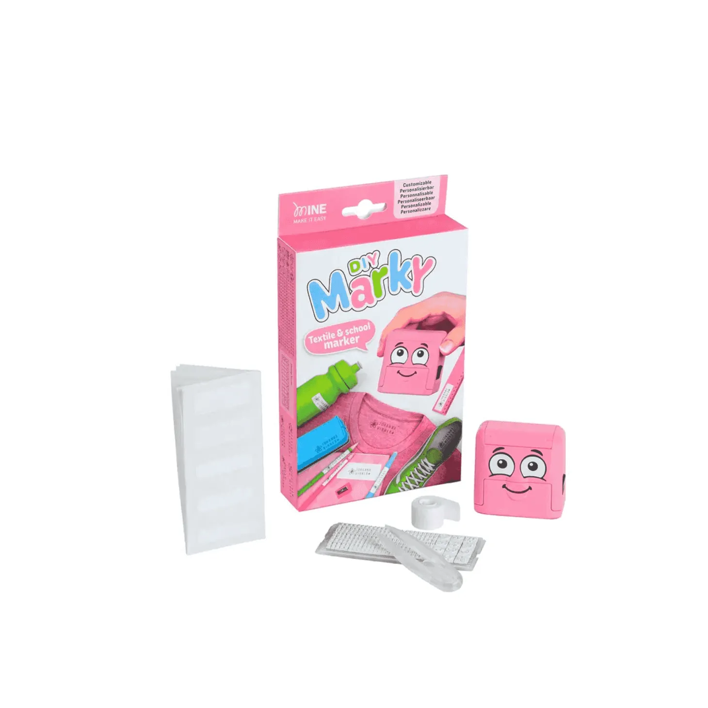 Sello Marcador De Ropa Marky Infantil Rosa