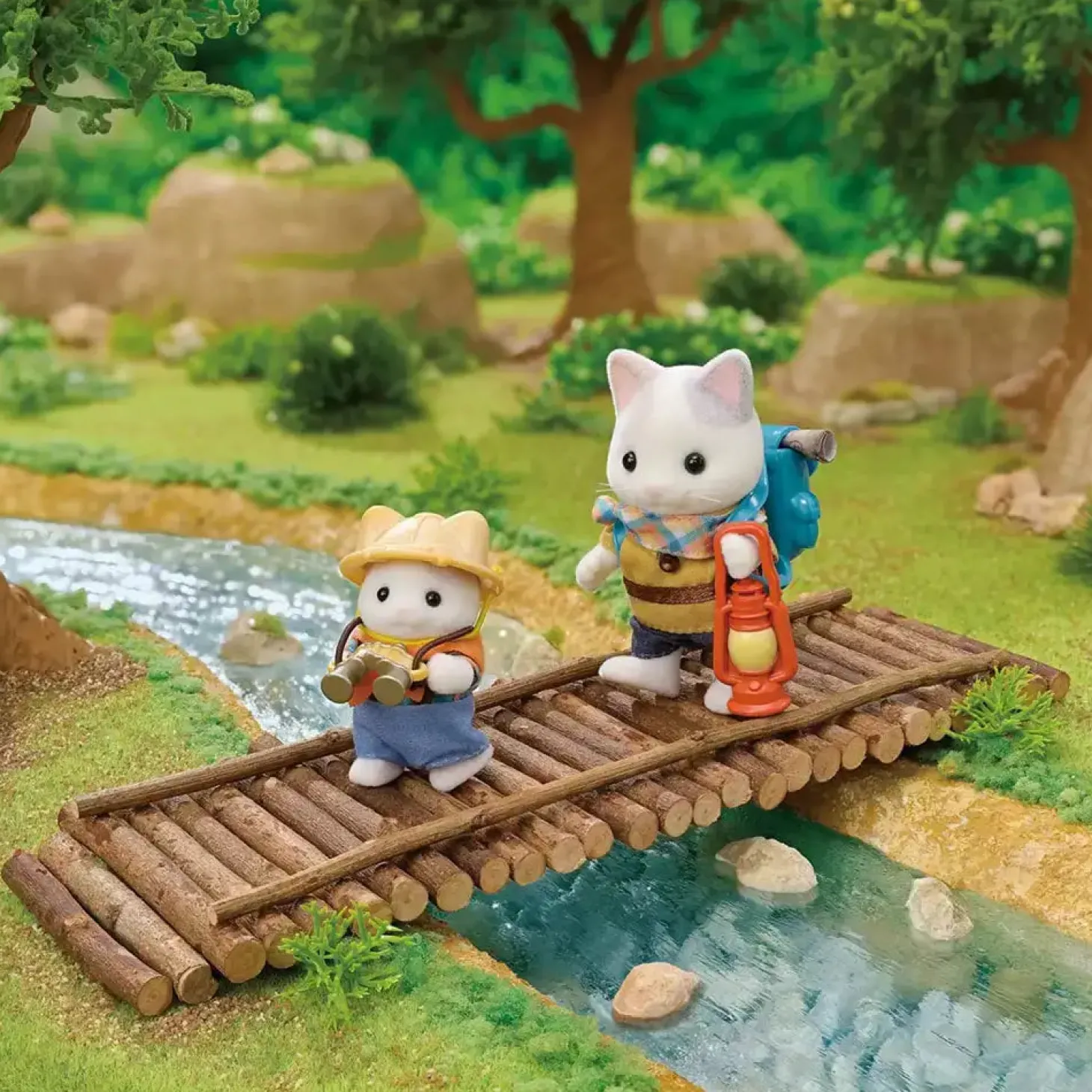 Set de Exploradores Hermanos Gato Latte – Sylvanian Families