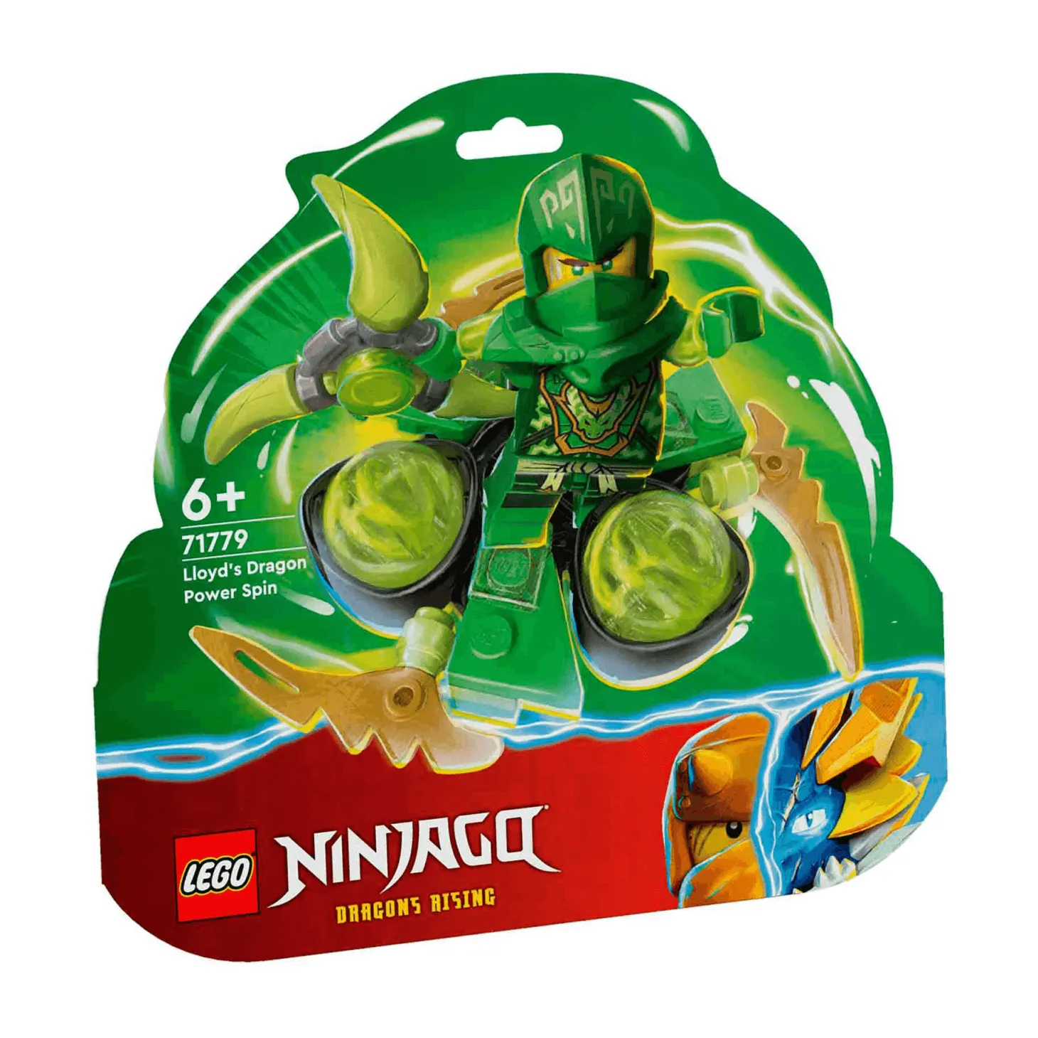 Set de juguete de construcción LEGO NINJAGO 71779 Lloyd Dragon Power Ciclón Spinjitzu 56 piezas