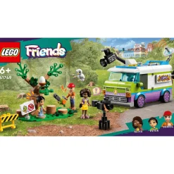 Set de juguetes de construcción LEGO Friends 41749 Unidad Móvil de Noticias 446 piezas