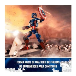 Set de juguetes de construcción LEGO Marvel 76258 Figura para Construir Capitán América 310 pieza
