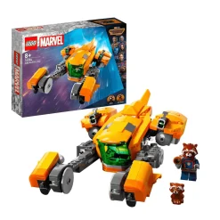Set de juguetes de construcción LEGO Marvel 76254 Nave de Baby Rocket 330 piezas
