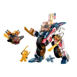 Set de juguetes de construcción LEGO NINJAGO 71792 Moto de Carreras Transformable en Meca de Sora