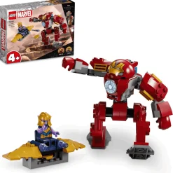 Set de juguetes de construcción LEGO Marvel 76263 Hulkbuster de Iron Man vs. Thanos 66 piezas