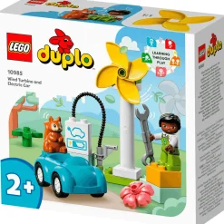 Set de juguetes de construcción Mi Ciudad LEGO DUPLO 10985 Aerogenerador y Coche Eléctrico 16 pie