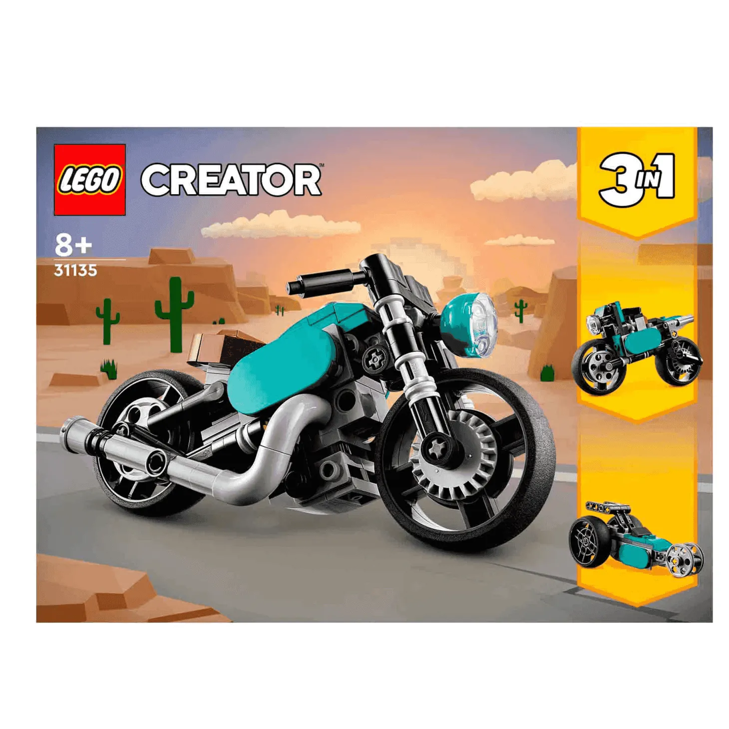 Set de juguetes de construcción LEGO Creator 31135 Moto Clásica 128 piezas