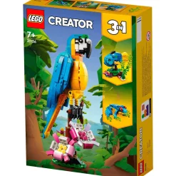 Set de juguetes de construcción LEGO Creator 31136 Loro Exótico 253 piezas