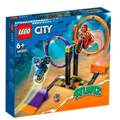 Set de juguetes de construcción LEGO City 60360 Desafío Acrobático Anillos Giratorios 117 piezas