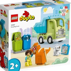 Set de juguetes de construcción Mi Ciudad LEGO DUPLO 10987 Camión de Reciclaje 15 piezas