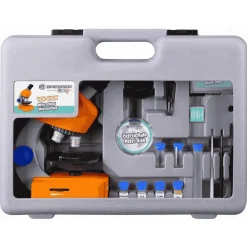 Set Microscopio Con Maleta Bresser