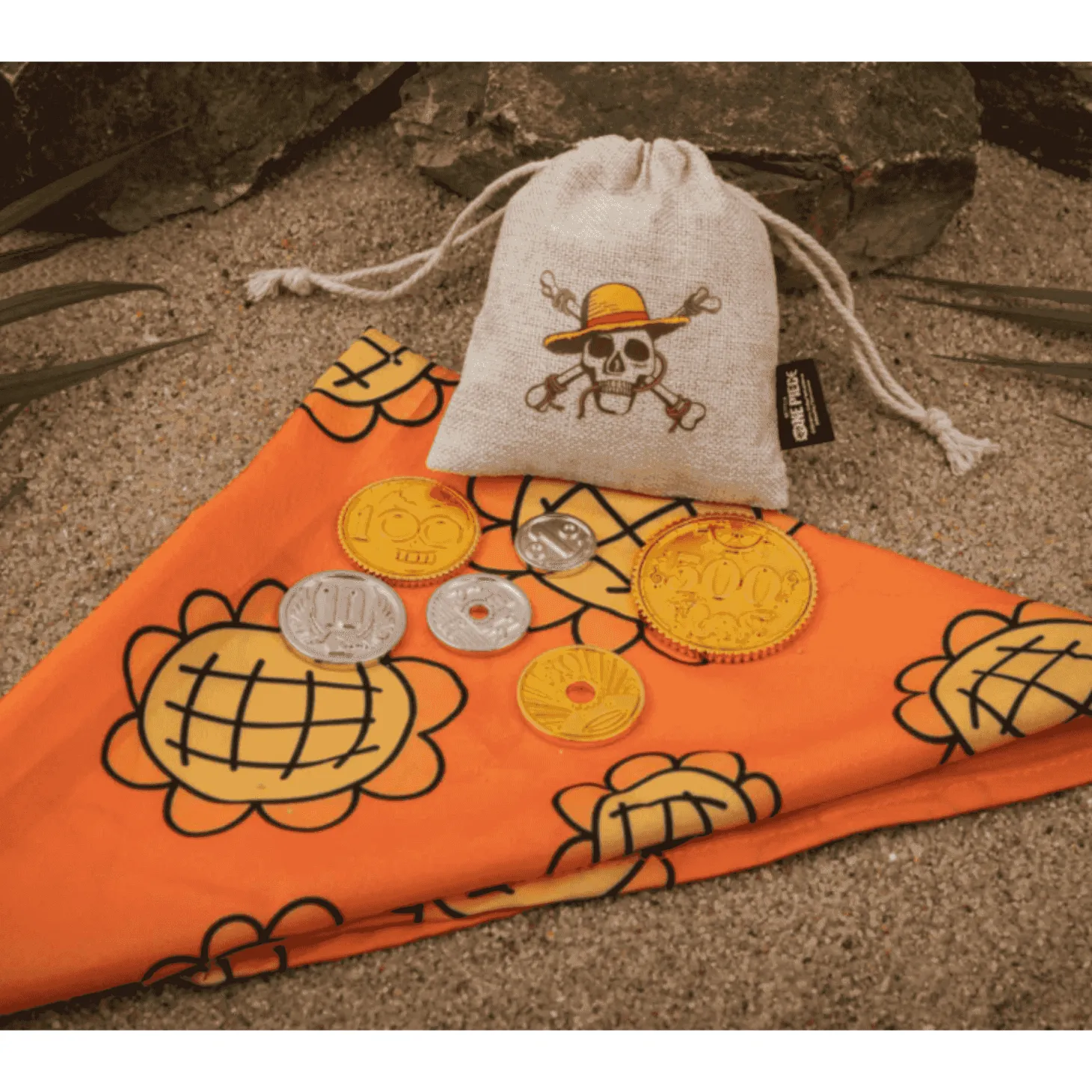 Set Monedas Berry & Bandana Nami – One Piece Oficial