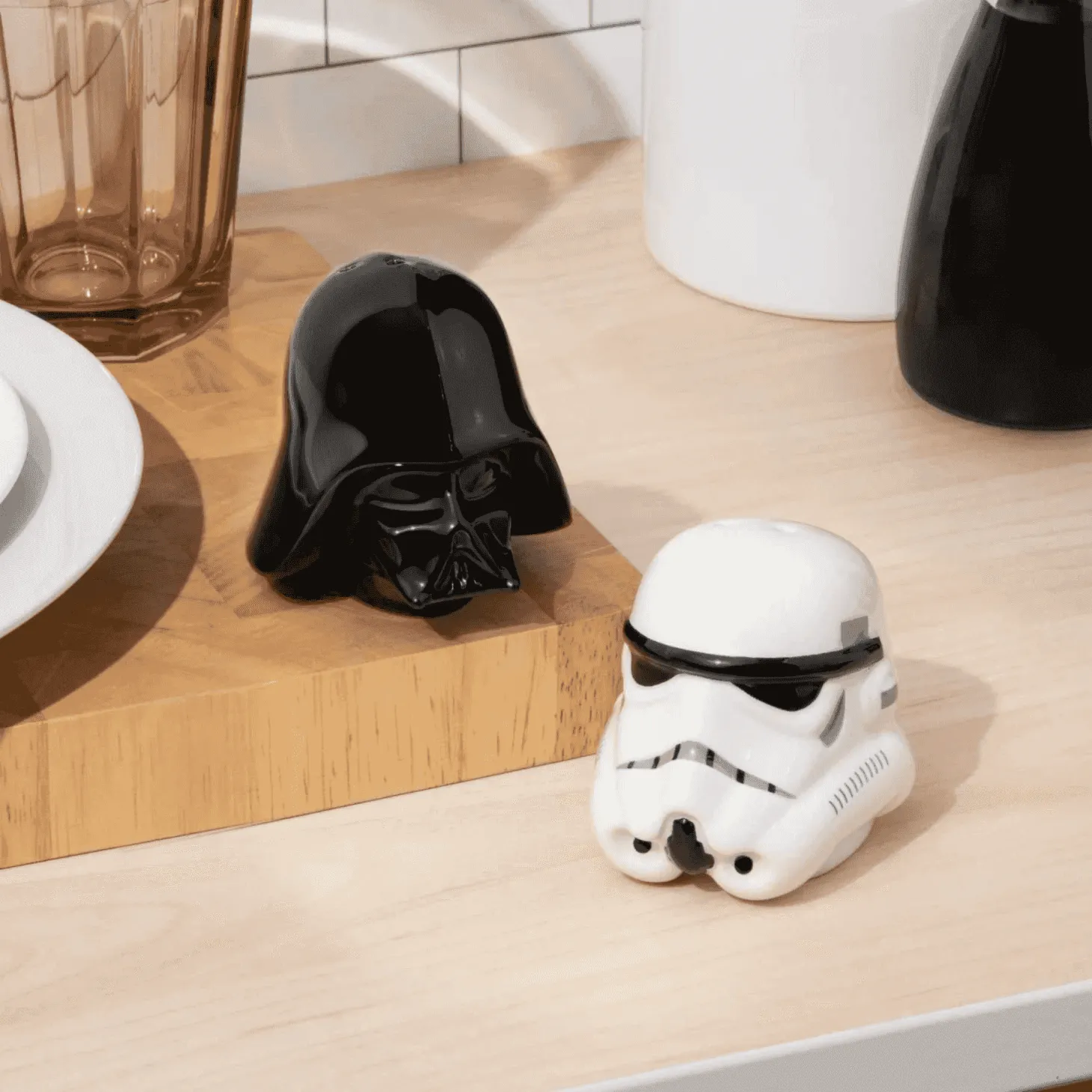 Set Salero y Pimentero 3D Darth Vader y Stormtrooper